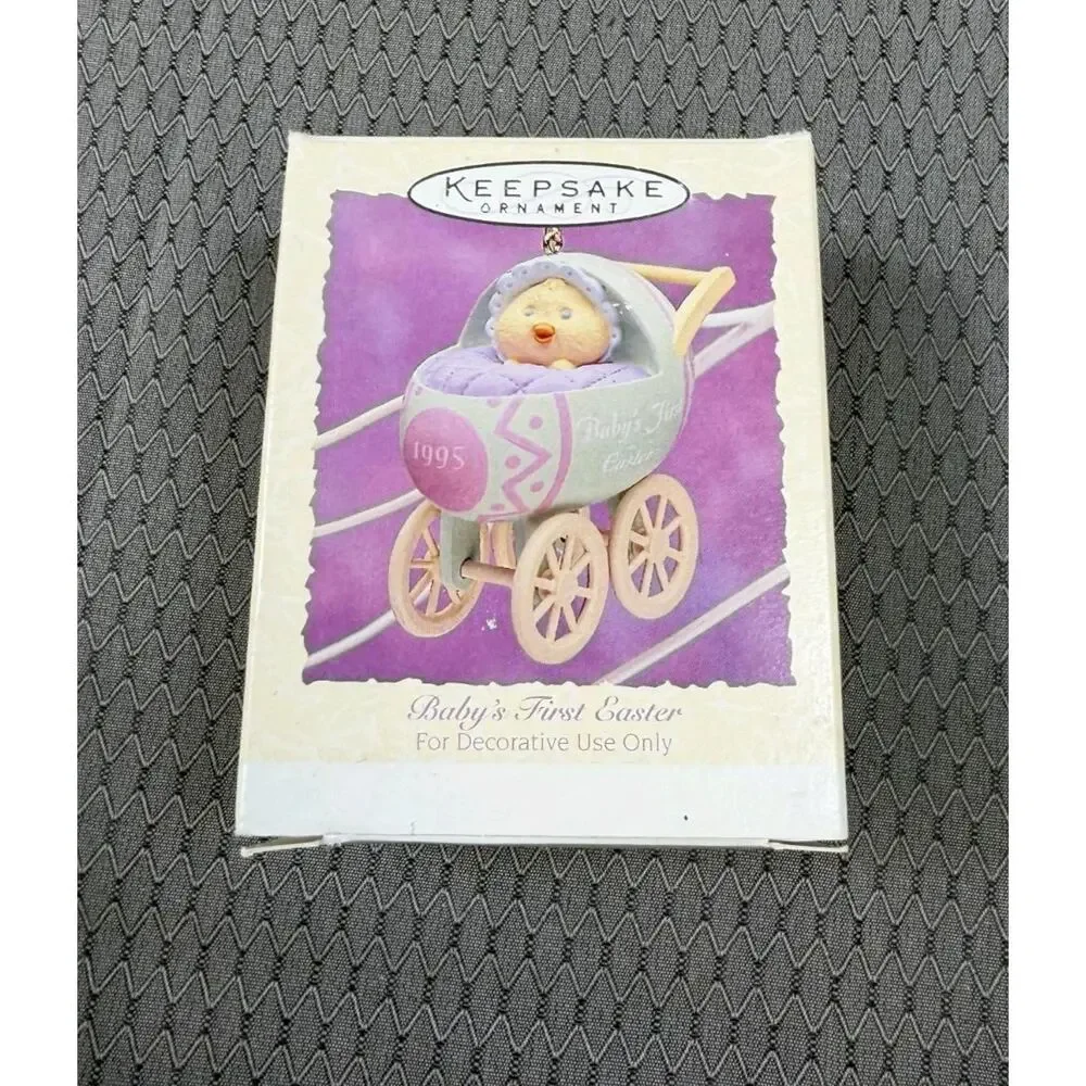 Vintage Hallmark Keepsake Easter Ornament Baby's First Easter 1995 NEW